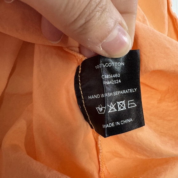 Veda Dress Womens P XXS Fiesta Pastel Fiesta Colorblock Midi Cotton Summer Boho - Picture 6 of 9